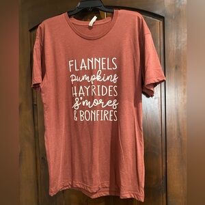 Bella Canvas Autumn Short Sleeve Tee - rust